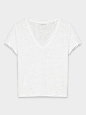 NWT Little Moon (Aritzia) Loom Linen Antibes T-Shirt